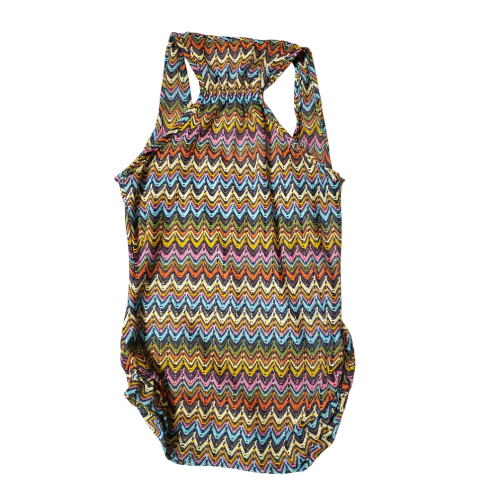 ☕ Colorful Chevron Pattern Tank Top - Picture 4 of 8